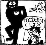 Cartoon: Clics Modernos Parody (medium) by Munguia tagged charly,garcia,album,cover,parodies,dibujo,clics,modernos