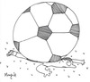 Cartoon: auuch (small) by Munguia tagged futball,soccer,world,cup,munguia,globo,ballon,ball,sports