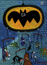 Cartoon: BatMovil (small) by Munguia tagged batman batmovil batomobil villians joker bane pinguin riddler catwoman faced poison ivy