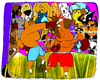 Cartoon: boxers (small) by Munguia tagged dogs,box,boxers,fight,perro,pelea