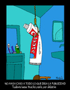 Cartoon: Colgate (small) by Munguia tagged colgate tie hang hung hanging up suicide