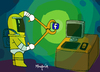 Cartoon: Handle With Care (small) by Munguia tagged facebook toxi handle with care radioactive