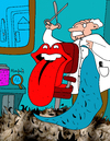 Cartoon: Sin pelos en la Lengua (small) by Munguia tagged pelos,lengua,rolling,stones,john,pasche,sticky,fingers,70s,rock,and,roll,british