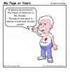Cartoon: Strudel Science (small) by mdouble tagged cartoon funny humor gag joke science physics science scientist overweight man relativity eating diet dieting diets strudel 