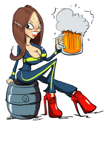 Cartoon: Firefighter (medium) by Martin Hron tagged fire