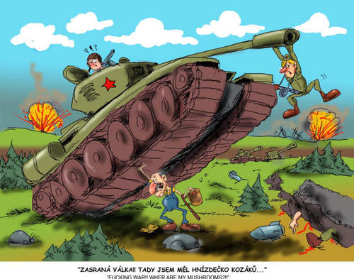 Cartoon: TANK (medium) by Martin Hron tagged tank