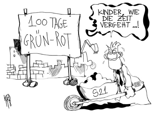 100 Tage Grün-Rot