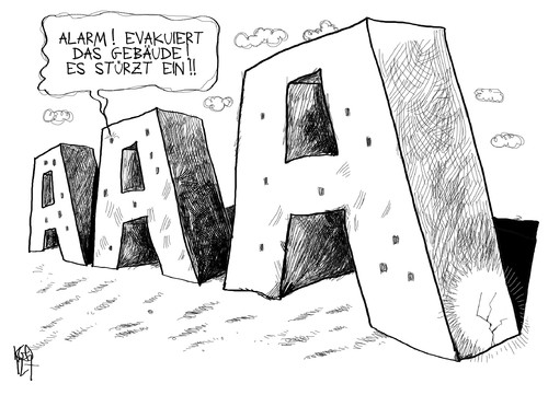 Cartoon: AAA (medium) by Kostas Koufogiorgos tagged moodys,ratingagentur,deutschland,aaa,negativ,euro,schulden,krise,wirtschaft,karikatur,kostas,koufogiorgos
