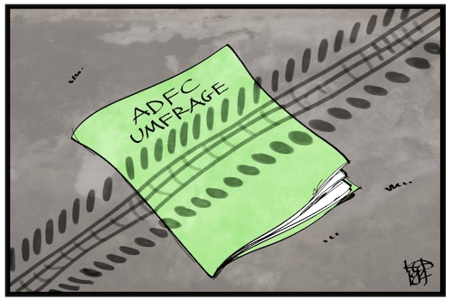 Cartoon: ADFC Umfrage (medium) by Kostas Koufogiorgos tagged karikatur,koufogiorgos,fahrrad,adfc,karikatur,koufogiorgos,fahrrad,adfc