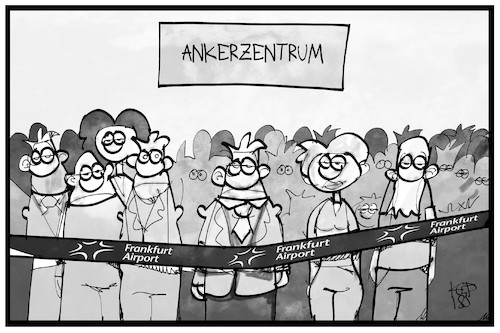 Cartoon: Ankerzentrum oder Flughafen (medium) by Kostas Koufogiorgos tagged karikatur,koufogiorgos,illustration,cartoon,ankerzentrum,flughafen,migration,sicherheit,auffanglager,gestrandet,reisende,asylpolitik,karikatur,koufogiorgos,illustration,cartoon,ankerzentrum,flughafen,migration,sicherheit,auffanglager,gestrandet,reisende,asylpolitik