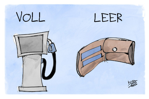 Anstieg der Spritpreise