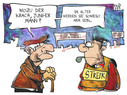 Arbeitskampf und Altersarmut