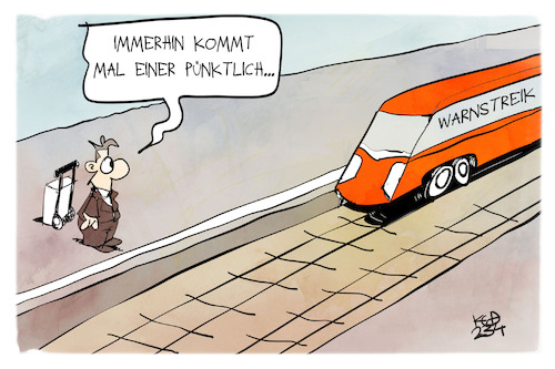 Bahn-Warnstreik