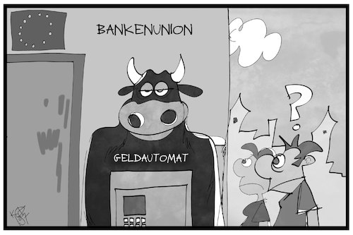 Cartoon: Bankenunion (medium) by Kostas Koufogiorgos tagged karikatur,koufogiorgos,illustration,cartoon,bankenunion,eu,europa,geldautomat,kunde,wirtschaft,ezb,bankenaufsicht,karikatur,koufogiorgos,illustration,cartoon,bankenunion,eu,europa,geldautomat,kunde,wirtschaft,ezb,bankenaufsicht