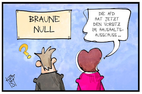 Cartoon: Braune Null (medium) by Kostas Koufogiorgos tagged karikatur,koufogiorgos,illustration,cartoon,afd,haushalt,ausschuss,braun,null,finanzen,parlament,partei,rechtsradikal,rechtspopulistisch,karikatur,koufogiorgos,illustration,cartoon,afd,haushalt,ausschuss,braun,null,finanzen,parlament,partei,rechtsradikal,rechtspopulistisch