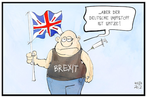 Cartoon: Brexit (medium) by Kostas Koufogiorgos tagged karikatur,koufogiorgos,illustration,cartoon,impfen,impfstoff,vakzin,uk,grossbritannien,deutschland,covid,corona,brexit,karikatur,koufogiorgos,illustration,cartoon,impfen,impfstoff,vakzin,uk,grossbritannien,deutschland,covid,corona,brexit