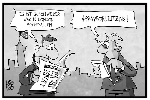 Cartoon: Britischer Leitzins (medium) by Kostas Koufogiorgos tagged karikatur,koufogiorgos,illustration,cartoon,leitzins,bank,england,fallen,senken,pray,for,tragödie,hashtag,twitter,soziale,medien,wirtschaft,london,karikatur,koufogiorgos,illustration,cartoon,leitzins,bank,england,fallen,senken,pray,for,tragödie,hashtag,twitter,soziale,medien,wirtschaft,london