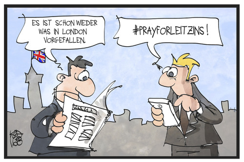 Cartoon: Britischer Leitzins (medium) by Kostas Koufogiorgos tagged karikatur,koufogiorgos,illustration,cartoon,leitzins,bank,england,fallen,senken,pray,for,tragödie,hashtag,twitter,soziale,medien,wirtschaft,london,karikatur,koufogiorgos,illustration,cartoon,leitzins,bank,england,fallen,senken,pray,for,tragödie,hashtag,twitter,soziale,medien,wirtschaft,london