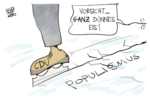 Cartoon: CDU-Konvent (medium) by Kostas Koufogiorgos tagged karikatur,koufogiorgos,pechstein,eis,cdu,konvent,populismus,karikatur,koufogiorgos,pechstein,eis,cdu,konvent,populismus
