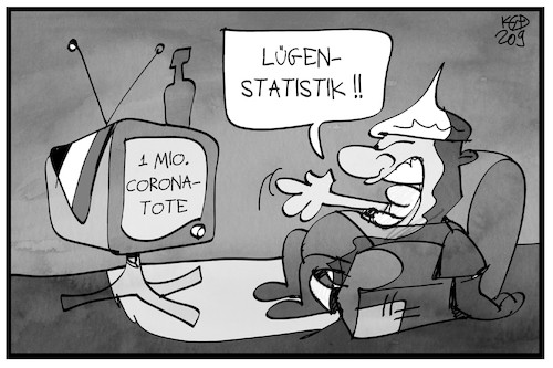 Cartoon: Corona-Opfer (medium) by Kostas Koufogiorgos tagged karikatur,koufogiorgos,illustration,cartoon,tote,opfer,leugner,corona,pandemie,statistik,lüge,karikatur,koufogiorgos,illustration,cartoon,tote,opfer,leugner,corona,pandemie,statistik,lüge