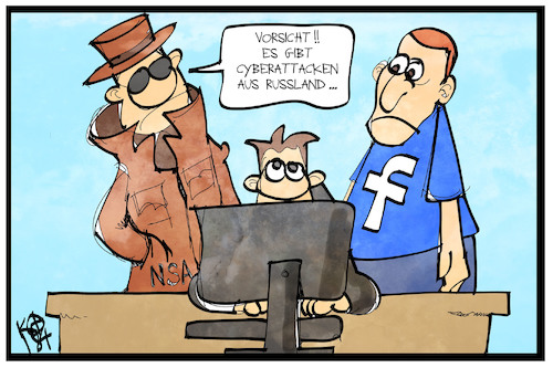 Cartoon: Cyberangriff (medium) by Kostas Koufogiorgos tagged karikatur,koufogiorgos,illustration,cartoon,cyber,attacke,angriff,internet,router,daten,nsa,facebook,skandal,datenschutz,datenklau,kriminalität,russland,anschuldigung,user,computer,privatsphäre,karikatur,koufogiorgos,illustration,cartoon,cyber,attacke,angriff,internet,router,daten,nsa,facebook,skandal,datenschutz,datenklau,kriminalität,russland,anschuldigung,user,computer,privatsphäre