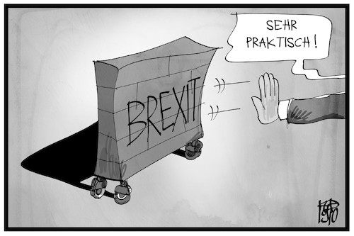 Cartoon: Der flexible Brexit (medium) by Kostas Koufogiorgos tagged karikatur,koufogiorgos,cartoon,brexit,flexibel,uk,europa,eu,deal,karikatur,koufogiorgos,cartoon,brexit,flexibel,uk,europa,eu,deal