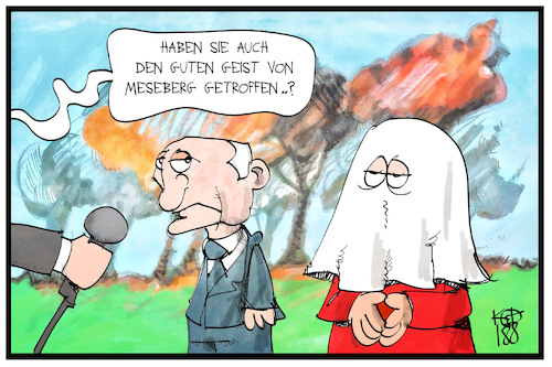 Cartoon: Der gute Geist von Meseberg (medium) by Kostas Koufogiorgos tagged karikatur,koufogiorgos,illustration,cartoon,meseberg,geist,putin,merkel,bilateral,treffen,deutschland,russland,karikatur,koufogiorgos,illustration,cartoon,meseberg,geist,putin,merkel,bilateral,treffen,deutschland,russland