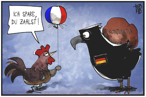 Deutschland-Frankreich von Kostas Koufogiorgos | Politik ...