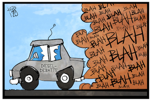 Cartoon: Diesel-Debatte (medium) by Kostas Koufogiorgos tagged karikatur,koufogiorgos,illustration,cartoon,diesel,debatte,auto,umtausch,prämie,wirtschaft,autobauer,karikatur,koufogiorgos,illustration,cartoon,diesel,debatte,auto,umtausch,prämie,wirtschaft,autobauer