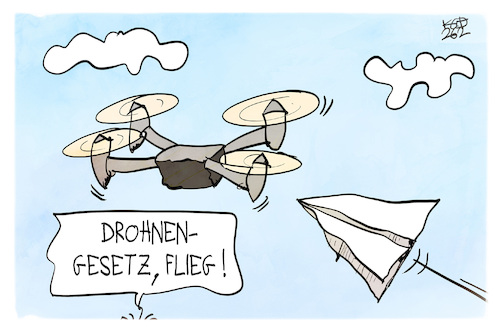 Cartoon: Drohnenabwehr (medium) by Kostas Koufogiorgos tagged karikatur,koufogiorgos,drohne,abwehr,papierflieger,sicherheit,karikatur,koufogiorgos,drohne,abwehr,papierflieger,sicherheit