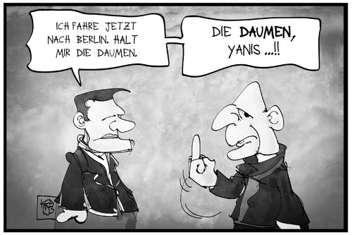 Ein Finger für Tsipras