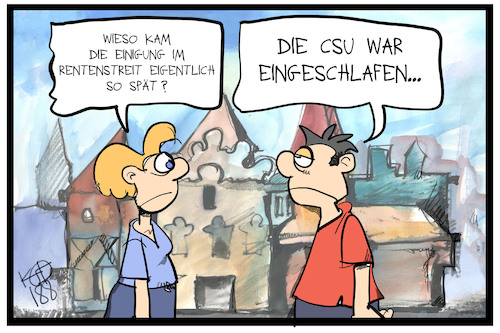 Einigung im Rentenstreit