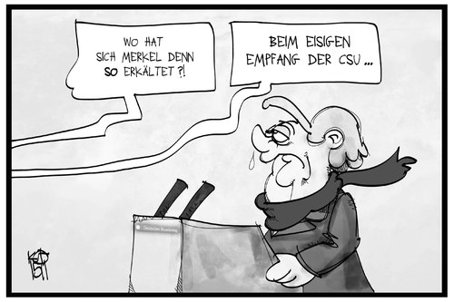 Cartoon: Eiszeit mit der CSU (medium) by Kostas Koufogiorgos tagged karikatur,koufogiorgos,illustration,cartoon,merkel,cdu,csu,eiszeit,streit,rede,erklärung,bundestag,generaldebatte,karikatur,koufogiorgos,illustration,cartoon,merkel,cdu,csu,eiszeit,streit,rede,erklärung,bundestag,generaldebatte