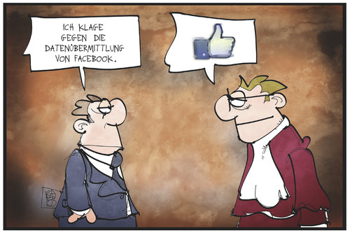 Cartoon: Facebook (medium) by Kostas Koufogiorgos tagged karikatur,koufogiorgos,illustration,cartoon,facebook,eugh,gericht,gerichtshof,europa,klage,richter,justiz,datenschutz,datenübermittlung,sicherheit,internet,karikatur,koufogiorgos,illustration,cartoon,facebook,eugh,gericht,gerichtshof,europa,klage,richter,justiz,datenschutz,datenübermittlung,sicherheit,internet