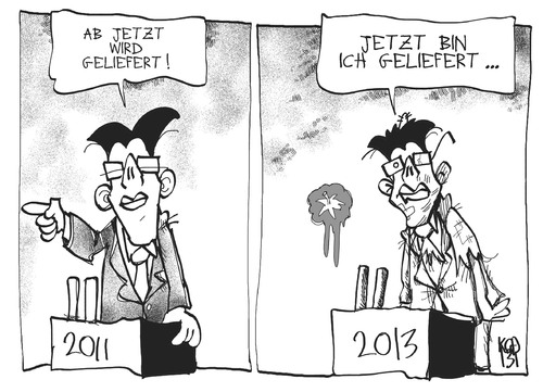 Cartoon: FDP-Dreikönigstreffen (medium) by Kostas Koufogiorgos tagged fdp,dreikönigstreffen,stuttgart,rösler,partei,chef,vorsitzender,karikatur,kostas,koufogiorgos,fdp,dreikönigstreffen,stuttgart,rösler,partei,chef,vorsitzender,karikatur,kostas,koufogiorgos