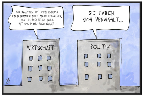 Cartoon: Flüchtlingskrise (medium) by Kostas Koufogiorgos tagged karikatur,koufogiorgos,illustration,cartoon,wirtschaft,politik,fluechtlingskrise,ansprechpartner,kompetenz,haus,zuständigkeit,karikatur,koufogiorgos,illustration,cartoon,wirtschaft,politik,fluechtlingskrise,ansprechpartner,kompetenz,haus,zuständigkeit