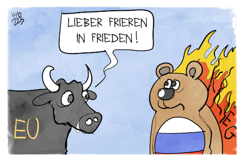 Frieren in Frieden