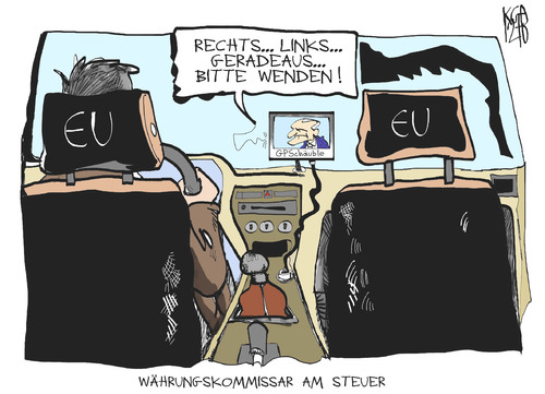 Cartoon: GPSchäuble (medium) by Kostas Koufogiorgos tagged schäuble,europa,gps,navi,kommissar,auto,währung,eu,karikatur,kostas,koufogiorgos,schäuble,europa,gps,navi,kommissar,auto,währung,eu,karikatur,kostas,koufogiorgos