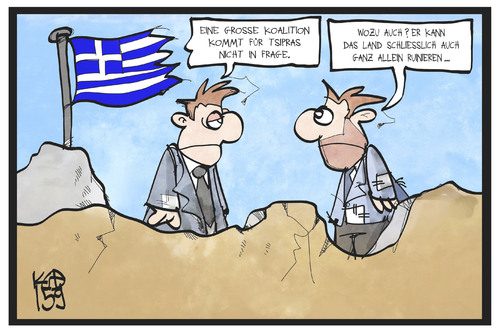 Cartoon: Griechenland (medium) by Kostas Koufogiorgos tagged illustration,koufogiorgos,karikatur,cartoon,griechenland,tsipras,ruine,wahl,neuwahl,koalition,regierung,partei,politik,karikatur,koufogiorgos,illustration,cartoon,griechenland,tsipras,ruine,wahl,neuwahl,koalition,regierung,partei,politik