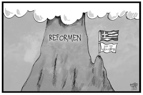 Cartoon: Griechenland (medium) by Kostas Koufogiorgos tagged karikatur,koufogiorgos,illustration,cartoon,griechenland,euro,rettungsschirm,hilfsprogramm,eu,europa,kredit,solidarität,europäische,union,karikatur,koufogiorgos,illustration,cartoon,griechenland,euro,rettungsschirm,hilfsprogramm,eu,europa,kredit,solidarität,europäische,union