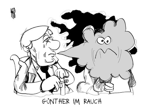 Günther im Rauch