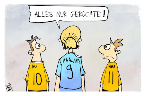 Cartoon: Haaland verlässt den BVB (medium) by Kostas Koufogiorgos tagged karikatur,koufogiorgos,haaland,manchester,city,fußball,bvb,dortmund,fußballspieler,karikatur,koufogiorgos,haaland,manchester,city,fußball,bvb,dortmund,fußballspieler