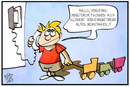 Cartoon: Hilfe für den ÖPNV (medium) by Kostas Koufogiorgos tagged karikatur,koufogiorgos,illustration,cartoon,oepnv,verkehr,verkehrsbetriebe,kind,eisenbahn,spielzeug,verkehrsministerium,mobilitätspaket,hilfe,wirtschaft,karikatur,koufogiorgos,illustration,cartoon,oepnv,verkehr,verkehrsbetriebe,kind,eisenbahn,spielzeug,verkehrsministerium,mobilitätspaket,hilfe,wirtschaft