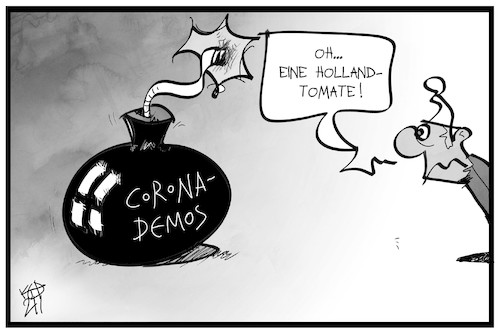 Cartoon: Holland-Tomaten (medium) by Kostas Koufogiorgos tagged karikatur,koufogiorgos,illustration,cartoon,holland,tomaten,niederlande,demo,gewalt,bombe,pandemie,protest,widerstand,karikatur,koufogiorgos,illustration,cartoon,holland,tomaten,niederlande,demo,gewalt,bombe,pandemie,protest,widerstand