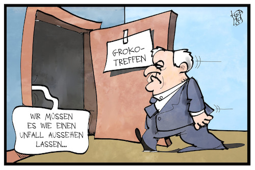 Cartoon: Horst Seehofer (medium) by Kostas Koufogiorgos tagged karikatur,koufogiorgos,merkel,seehofer,groko,sitzung,unfall,politik,partei,csu,karikatur,koufogiorgos,merkel,seehofer,groko,sitzung,unfall,politik,partei,csu