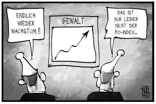 Cartoon: Ifo-Index (medium) by Kostas Koufogiorgos tagged karikatur,koufogiorgos,illustration,cartoon,ifo,index,gewalt,kurve,geschäftsklima,wirtschaft,wachstum,karikatur,koufogiorgos,illustration,cartoon,ifo,index,gewalt,kurve,geschäftsklima,wirtschaft,wachstum