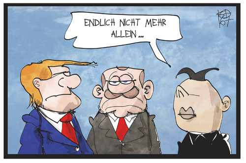 Kim  Trump und Erdogan