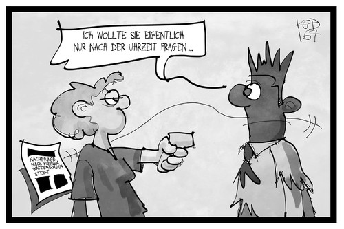 Cartoon: Kleiner Waffenschein (medium) by Kostas Koufogiorgos tagged karikatur,koufogiorgos,illustration,cartoon,waffenschein,mann,frau,missverständnis,frage,waffe,verteidigung,angst,schreckschusswaffe,selbstverteidigung,karikatur,koufogiorgos,illustration,cartoon,waffenschein,mann,frau,missverständnis,frage,waffe,verteidigung,angst,schreckschusswaffe,selbstverteidigung