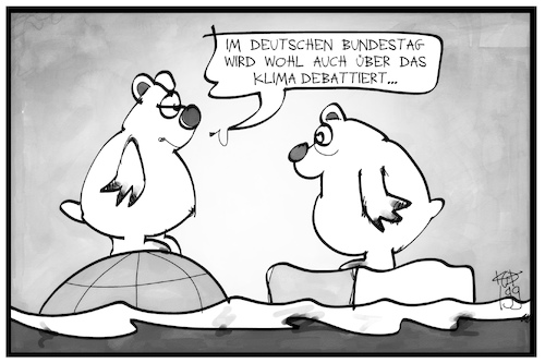 Cartoon: Klimadebatte (medium) by Kostas Koufogiorgos tagged karikatur,koufogiorgos,illustration,cartoon,klima,eisbär,debatte,klimwandel,erderwärmung,kuppel,reichstag,bundestag,karikatur,koufogiorgos,illustration,cartoon,klima,eisbär,debatte,klimwandel,erderwärmung,kuppel,reichstag,bundestag
