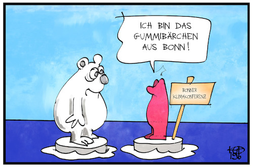 Cartoon: Klimakonferenz Bonn (medium) by Kostas Koufogiorgos tagged karikatur,koufogiorgos,illustration,cartoon,klimakonferenz,haribo,eisbär,schmelze,erderwärmung,klimawandel,bonn,karikatur,koufogiorgos,illustration,cartoon,klimakonferenz,haribo,eisbär,schmelze,erderwärmung,klimawandel,bonn